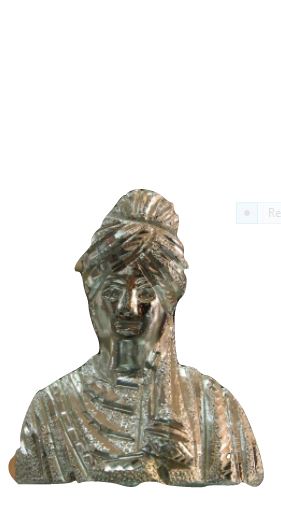 Vivekananda Statue White Metal - 500gms