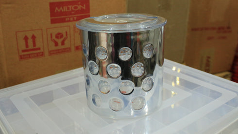 Designer Silver Color Jar - 400gms