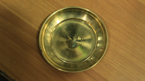 Plain Brass Pooja Plate - 300gms