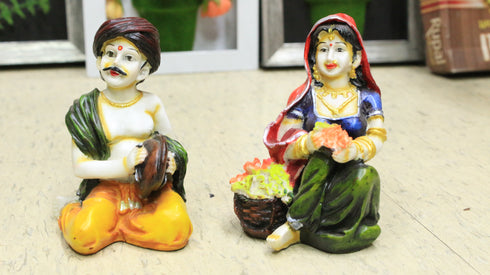 Rajasthan Couple With Bhajan Talas - 500gms