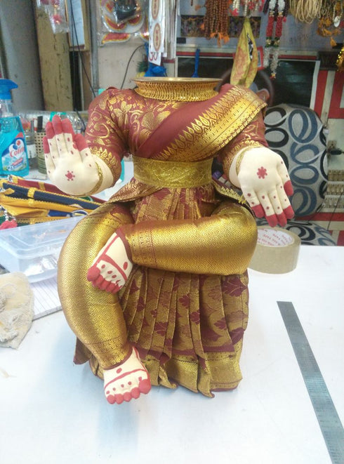 Lakshmi Devi Idol Without Face - 3000gms