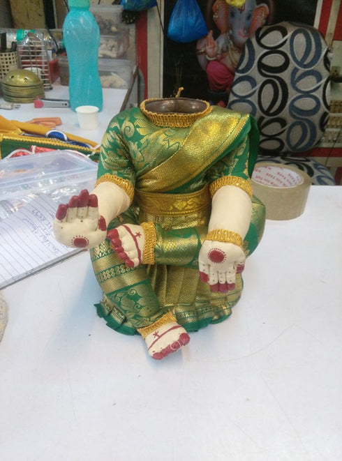 Green Designer Ammavaru Big Without Face 3500g