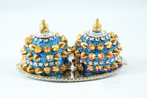 Decorated Haldi Kumkum Box