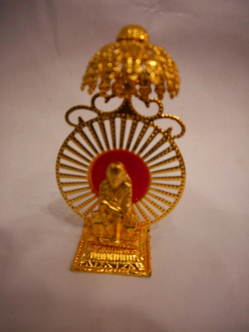 Sai Baba With Umbrella Decorative Showpiece