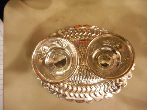 Kumkum Tray With 2 Bowls