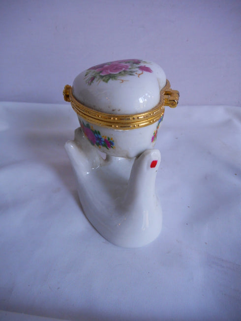 Kumkum Bowl On Hand Decorative Showpiece