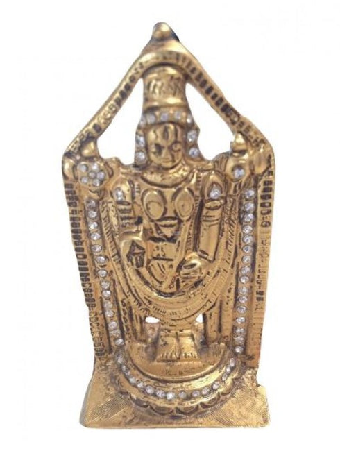 Gold Coated Shined Balaji Idol