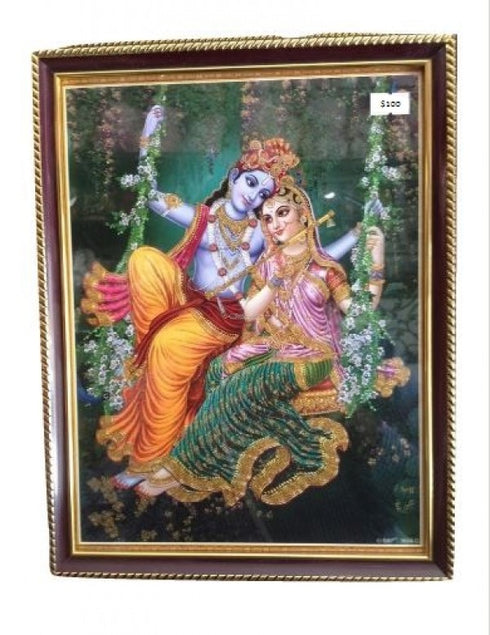Radha Krishna Photo Frame