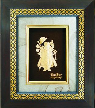 Shreenathji Gold Foil Medium Frame