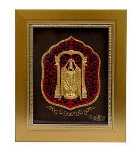 Stylish Balaji Gold Foil Frame