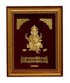 3d Ganeshji Gold Foil Frame
