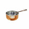 Handmade Steel Copper Serving Bowl and Spoon Set