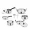 Pigeon Dazzle Stainless Steel Cookware Set 10 Pieces