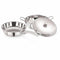 Stainless Steel Sandwich Base Cookware , Fry Pan with Lid - Set of 2