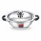 Prestige Platina Induction Base Stainless Steel Kadai Silver