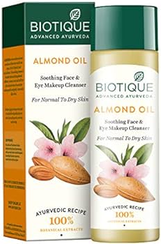 Biotique Bio Almond Oil Soothing Face & Eye Makeup Cleanser For Normal To Dry Skin 120ml