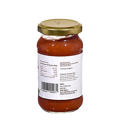 Pure & Sure Organic Pasta Sauce Tomato & Basil