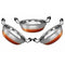 Stainless Steel Copper Bottom Kadhai with Handle - Set of 3 Pieces