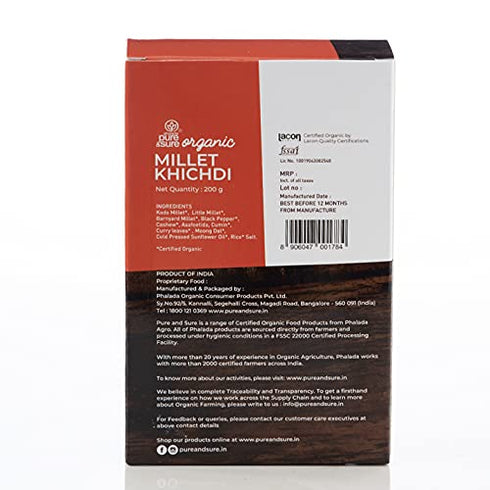 Pure & Sure Organic Millet Khichdi