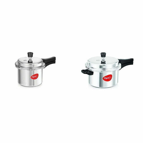 PigeonNon Induction Aluminium Pressure Cookers Set of 2