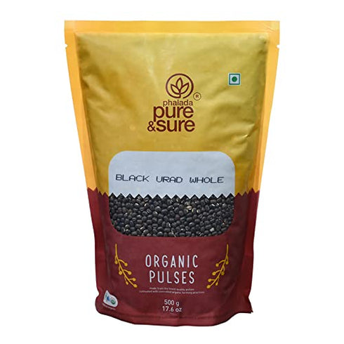 Pure & Sure Organic Black Urad Dal Split