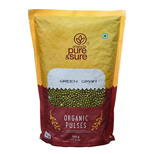 Pure & Sure Green Gram Whole Traditional Organic Pulses