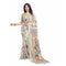 Pure Linen Digital Printed Saree with Unstitched Blouse Piece