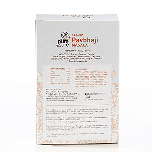 Pure & Sure Organic Pavbhaji Masala