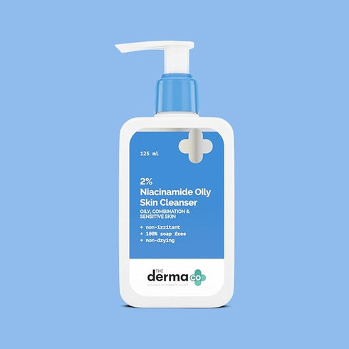 The Derma co 2% Niacinamide Oily Skin Cleanser for Sensitive, Oily & Combination Skin