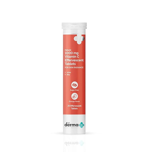 The Derma co 1000 mg Vitamin C Effervescent Tablets For Skin Radiance
