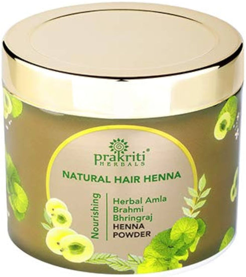 Prakriti Herbals Natural Hair Henna Herbal Amla Brahmi Bhringraj Henna Powder