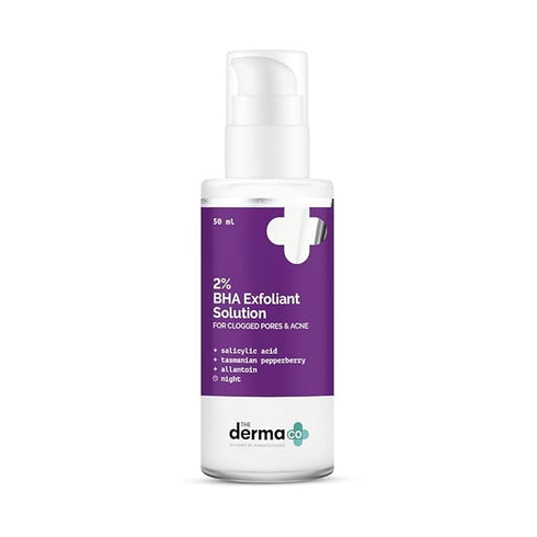 The Derma co 2% BHA Exfoliant Solution with Salicylic Acid & Tasmanian Pepperberry