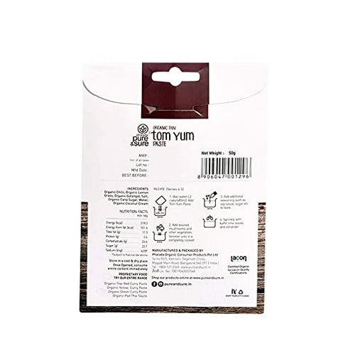 Pure & Sure Organic Tom Yum Paste