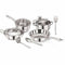 Pristine Tri Ply Induction Base Cooking Essential Steel Cookware