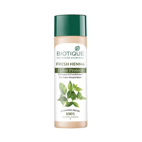 Biotique Bio Henna Leaf Fresh Texture Shampoo and Conditioner 100g