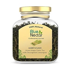 Blue Nectar Amritanadi Assam Green Tea 50g