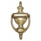 Georgian 8" Round Brass Door Knocker