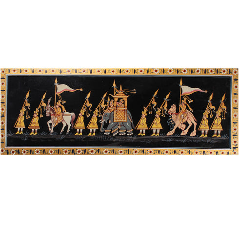 Nirmal Painting Of Traditional Soldiers Procession
