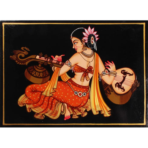 Nirmal Painting Of Lady With Veena