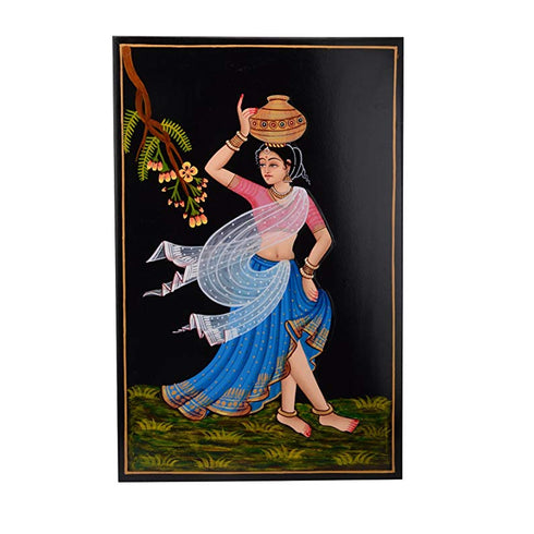 Nirmal Painting Of Pot Lady