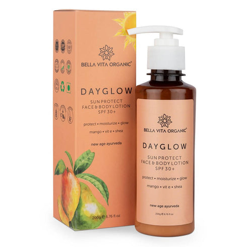 Bella Vita Organic Day Glow Sun Protect Face And Body Lotion SPF 30+