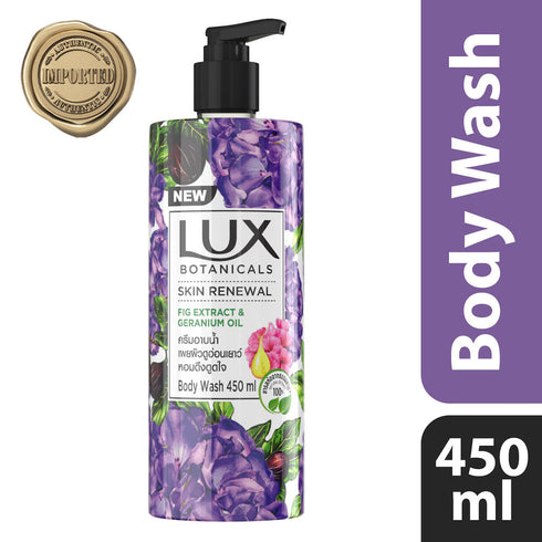 Lux Skin Renewal Fig Extract and Geranium Oil Body Wash 450ml
