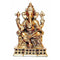 Lord Ganesha Gun Metal - Lord Ganapathi Black Metal Idol