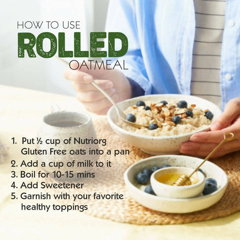 Nutriorg Gluten Free Rolled Oats