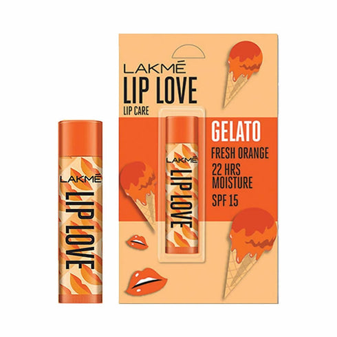 Lakme Lip Love Gelato Chapstick | Fresh Orange