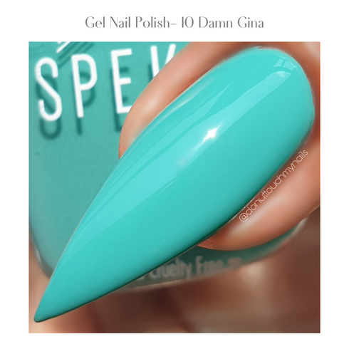 Spekta Gel Shine Nail Polish 10 Damn Gina Turquoise