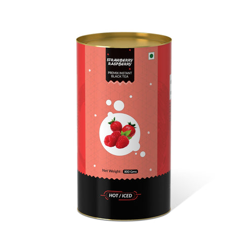The Tea Planet Strawberry & Rasberry Flavoured Instant Black Tea