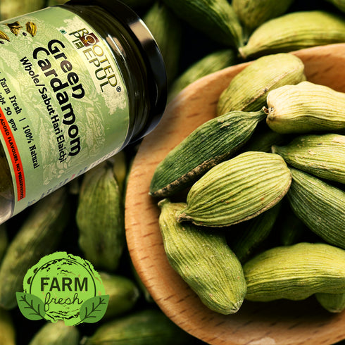 Rooted Peepul Green Cardamom | Elaichi