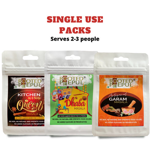 Rooted Peepul Single Use Tastemaker Combo