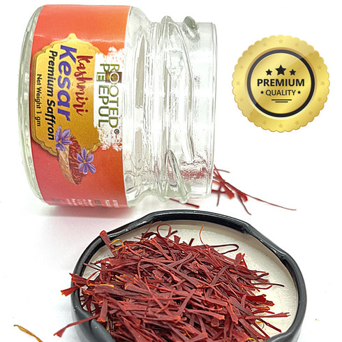 Rooted Peepul Kashmiri Kesar | Saffron 1g
